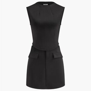 Commense Black Mini Dress